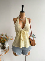 Backless Bohemian Top - 1