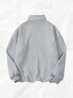 'New York' Half-Zip Fleece Sweatshirt - 4