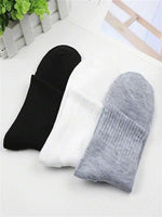 Classic Black, White & Grey Unisex Socks - 3
