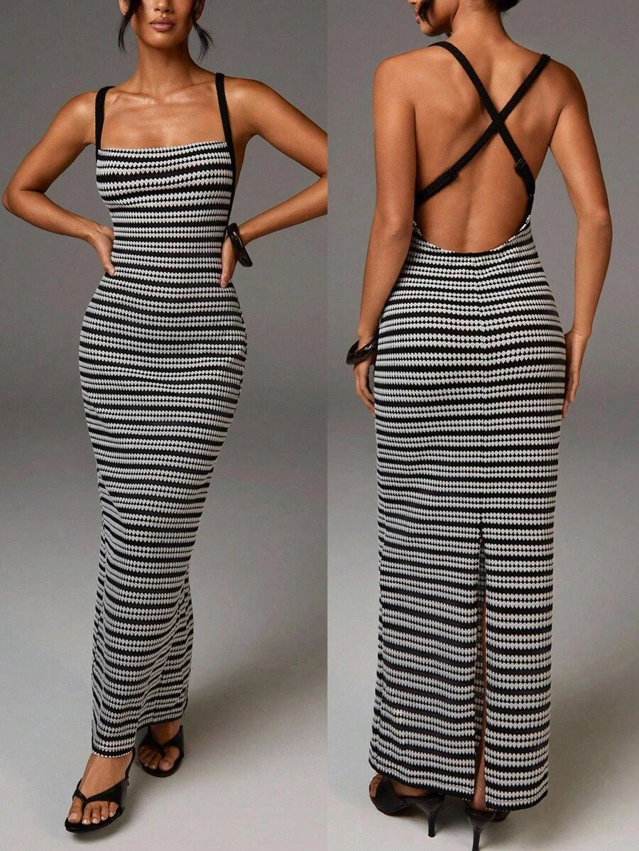 Casual Vacation Spaghetti Strap Dress