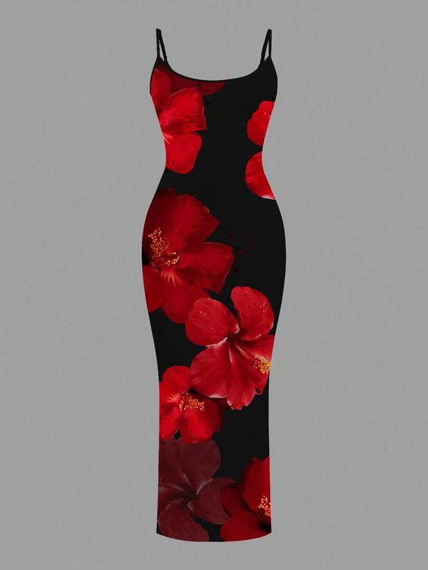 Floral Minimalist Chic Dress