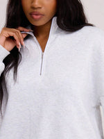 Oversized Zip Sweatshirt - 4
