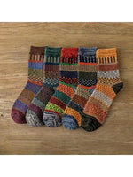Cultural Pattern Wool Winter Socks - 3