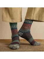 Cultural Pattern Wool Winter Socks - 4