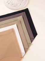 Seamless Solid Briefs Set - 3