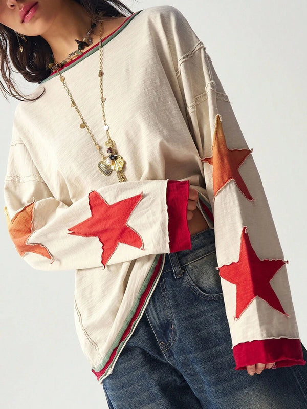 Vintage Colorblock Crewneck Sweatshirt