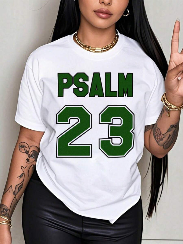 Plus Size Psalm 23 Oversized T-Shirt