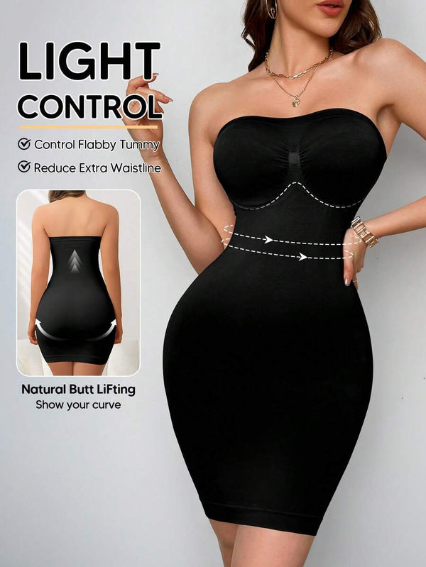 Seamless Tummy Control Full Slip