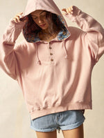 Vintage Peace Lace Detail Hoodie - 3