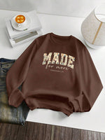 Casual Embroidery Sweatshirt - 5