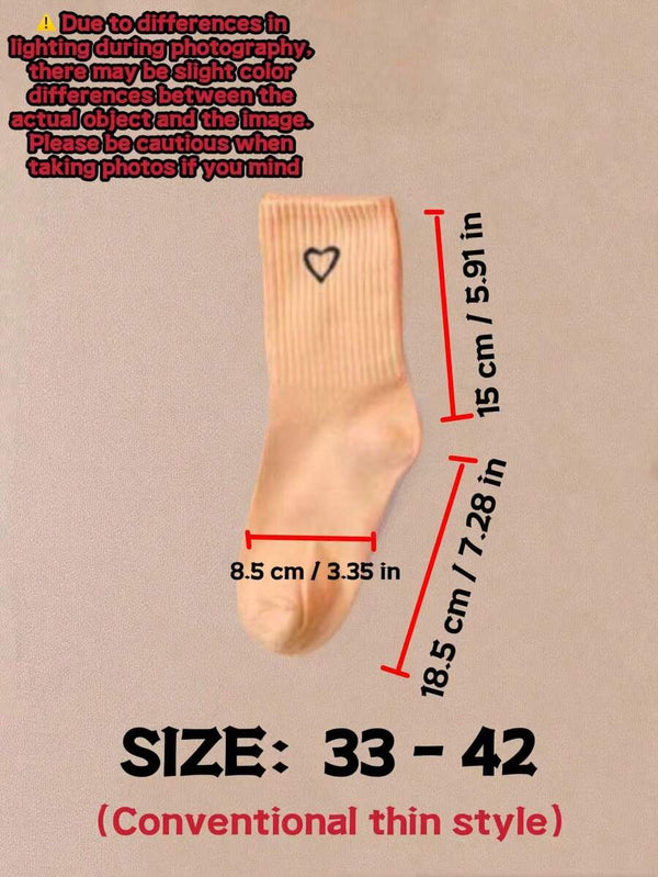 Candy & Heart Pattern Breathable Unisex Ankle Socks