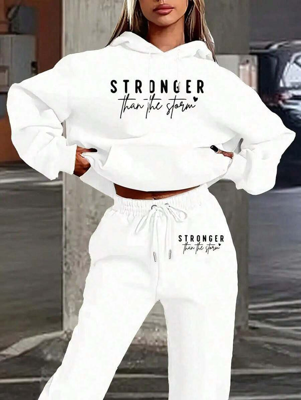 “Stronger Than The Storm” Pocket Hoodie