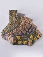 Nordic Striped Mid-Calf Socks - 3