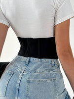 Black Corset Waist Belt - 2