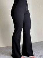 Plus Size High Waist Slim Fit Pants - 2