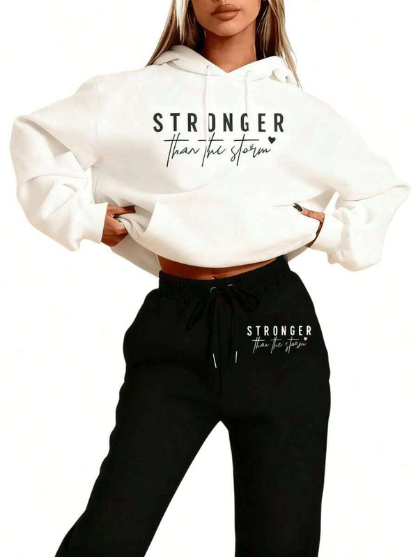 “Stronger Than The Storm” Pocket Hoodie