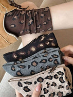 Leopard Print Ankle Socks - 3