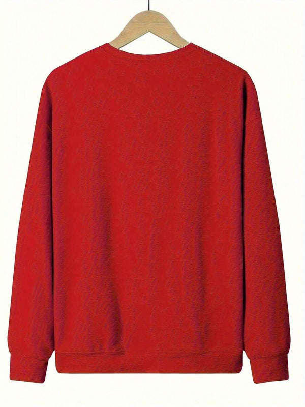 Valentine’s Letter Print Sweatshirt