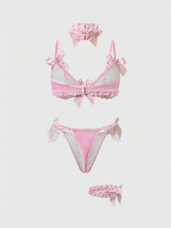 Kawaii Bunny Lace Lingerie Set