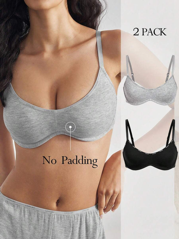 Minimalist Wireless Bra Set