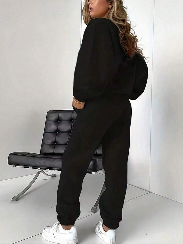 Letter Printed Sweatshirt