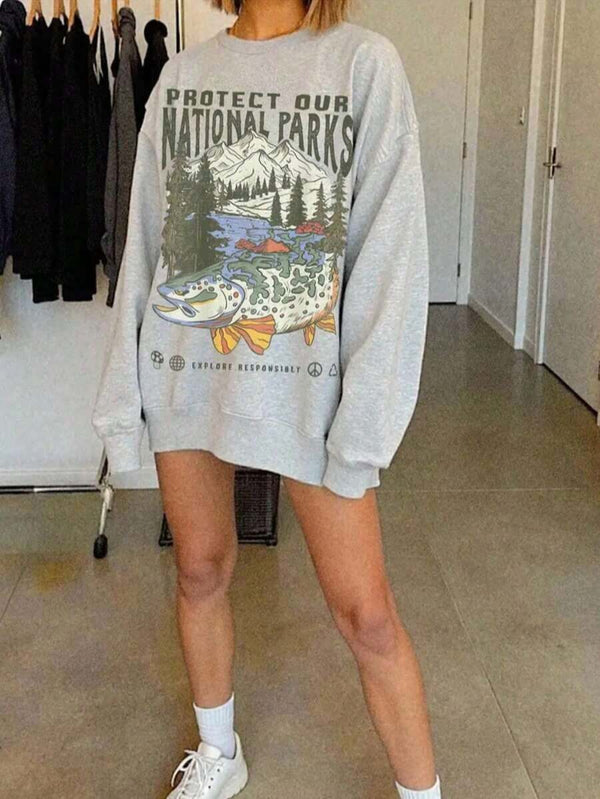 National Parks Wildlife Sweatshirt