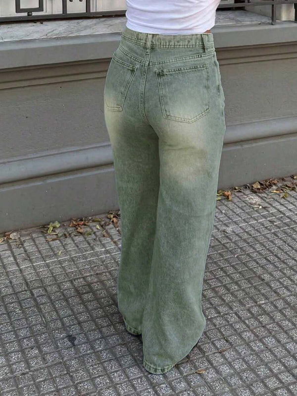 Boyfriend Loose Straight Leg Jeans