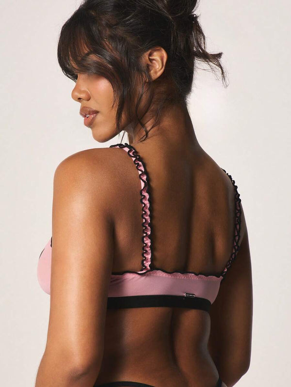 Soft Cup Bralette With Bow