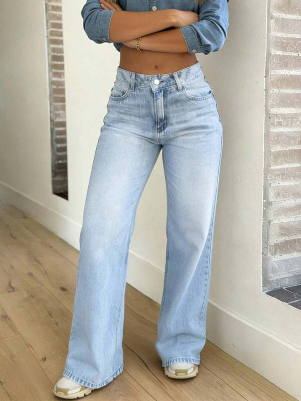 Boyfriend Loose Straight Leg Jeans