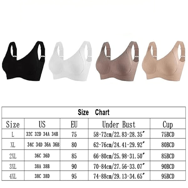 Wireless Adjustable Hook Bra