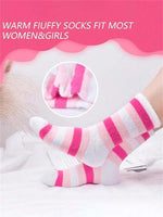 Cozy Fuzzy Valentine Socks - 4