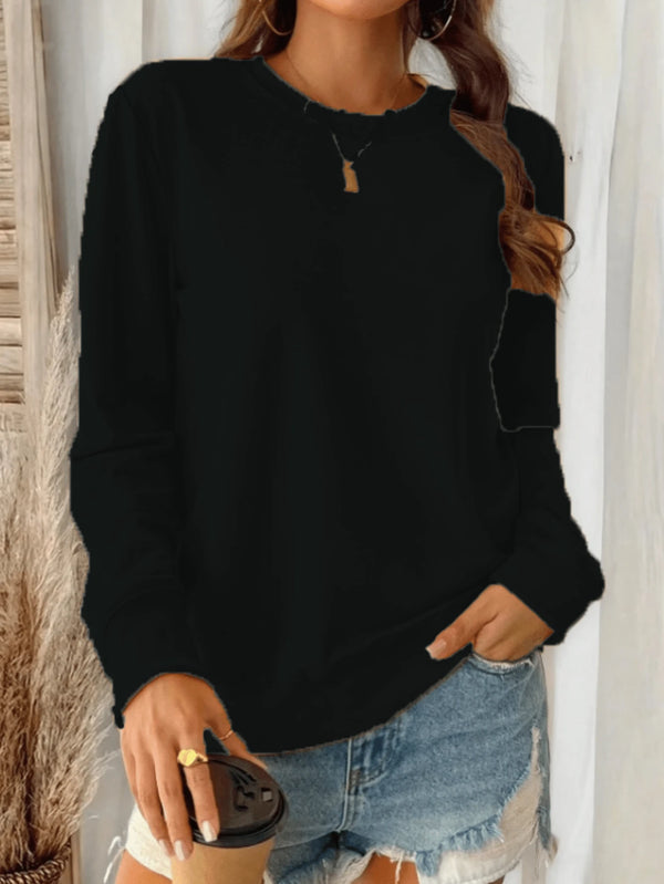 Relaxed Fit Crew Neck Sweatshirt