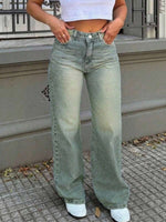 Boyfriend Loose Straight Leg Jeans - 3