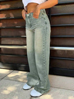 Boyfriend Loose Straight Leg Jeans - 5