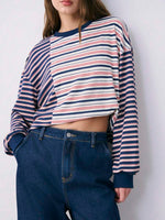 Horizontal Striped Long-Sleeve - 5