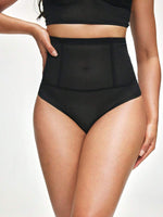 Black Sheer Shapewear Bottom - 4