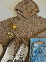 Leopard Print Hoodie - 1