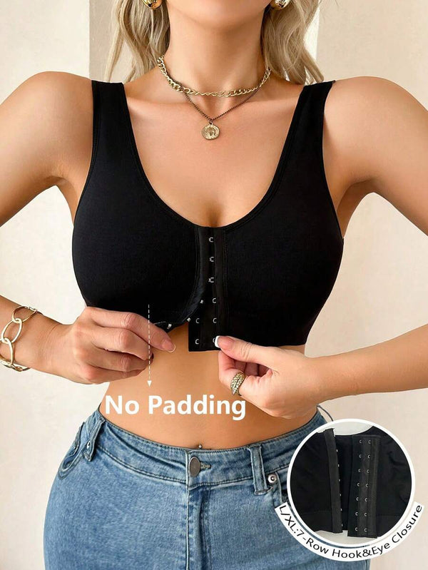 Comfortable Front-Closure Seamless Bra