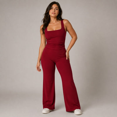 Elara Flare Leggings Set - For yoga, gym, and lounging