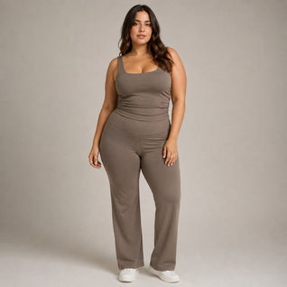 Elara Flare Leggings Set - For yoga, gym, and lounging